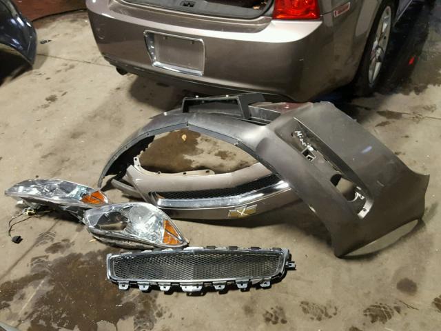 1G1ZC5EB0AF302496 - 2010 CHEVROLET MALIBU 1LT BROWN photo 9