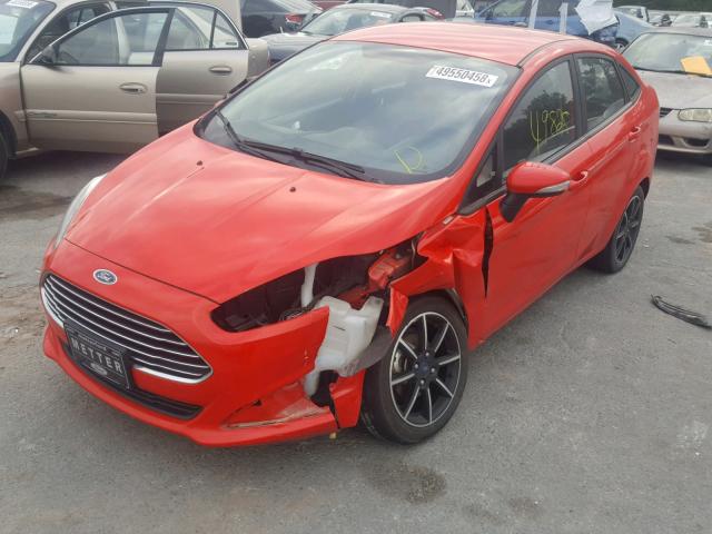 3FADP4BJXFM160389 - 2015 FORD FIESTA SE RED photo 2