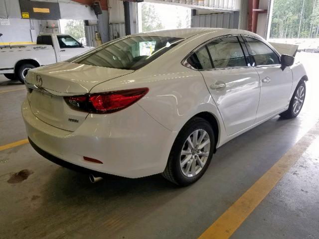 JM1GL1U56H1142456 - 2017 MAZDA 6 SPORT WHITE photo 4