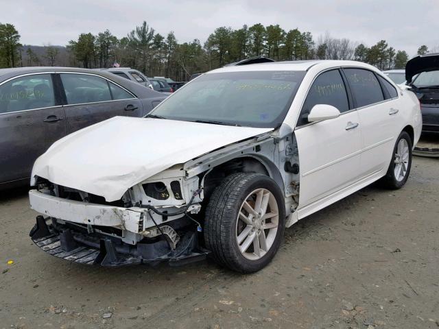 2G1WU57M091109900 - 2009 CHEVROLET IMPALA LTZ WHITE photo 2