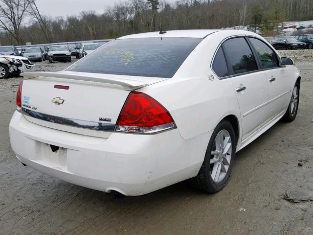 2G1WU57M091109900 - 2009 CHEVROLET IMPALA LTZ WHITE photo 4