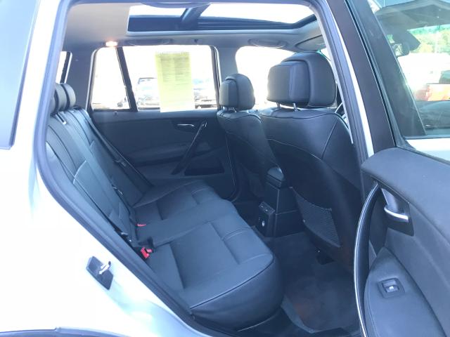 WBXPC9C40AWJ34758 - 2010 BMW X3 XDRIVE3 SILVER photo 6