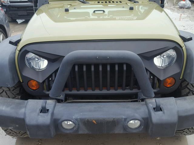 1C4AJWAG8DL684610 - 2013 JEEP WRANGLER S GREEN photo 7