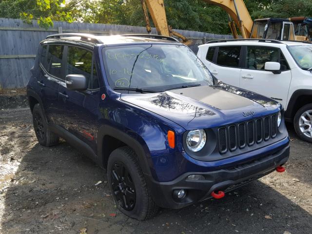 ZACCJBCB6JPH70847 - 2018 JEEP RENEGADE T BLUE photo 1