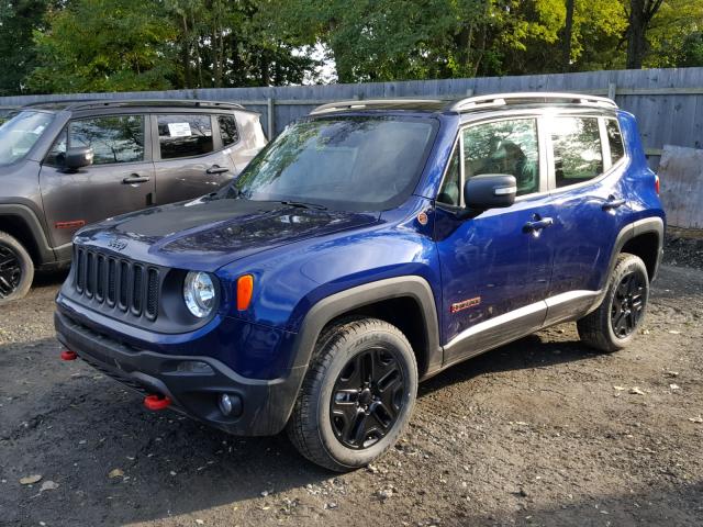 ZACCJBCB6JPH70847 - 2018 JEEP RENEGADE T BLUE photo 2