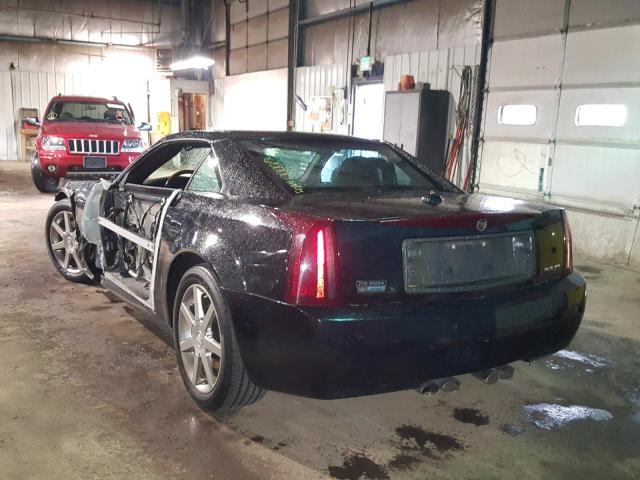 1G6YV34A955602675 - 2005 CADILLAC XLR BLACK photo 3