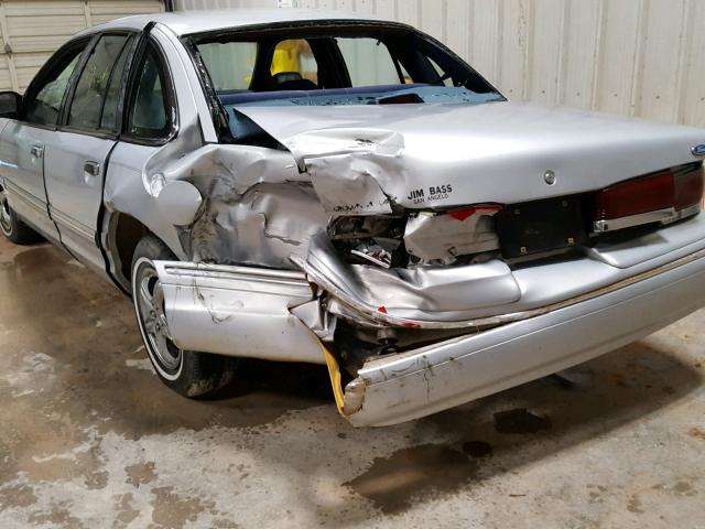 2FALP7362TX100792 - 1996 FORD CROWN VICT GRAY photo 9