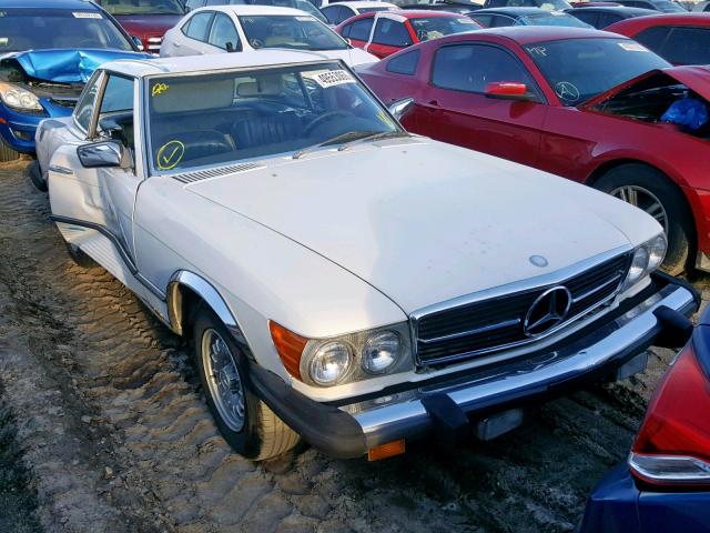 WDBBA45D3FA034332 - 1985 MERCEDES-BENZ 380 SL WHITE photo 1