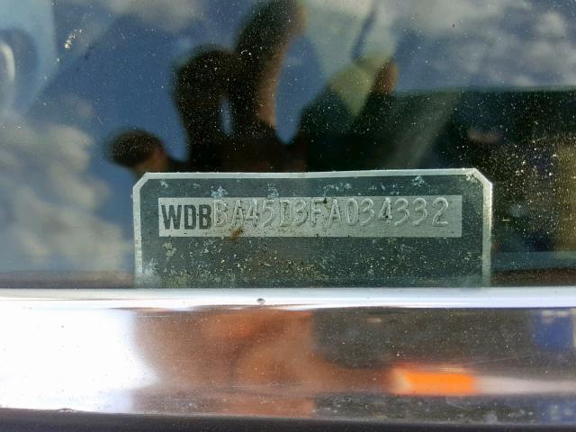 WDBBA45D3FA034332 - 1985 MERCEDES-BENZ 380 SL WHITE photo 10