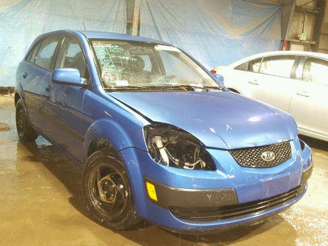 KNADE243496493255 - 2009 KIA RIO 5 SX BLUE photo 1