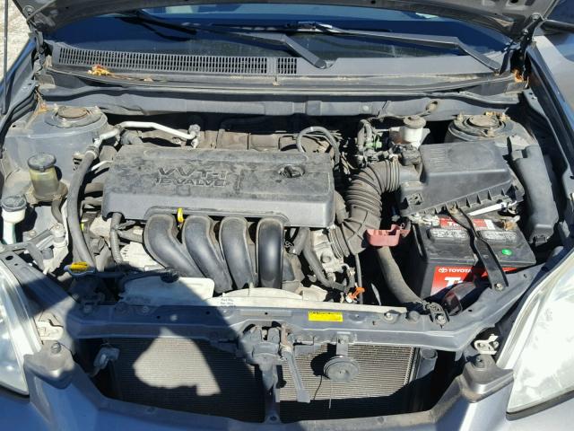 2T1KR32E65C486741 - 2005 TOYOTA COROLLA MA GRAY photo 7