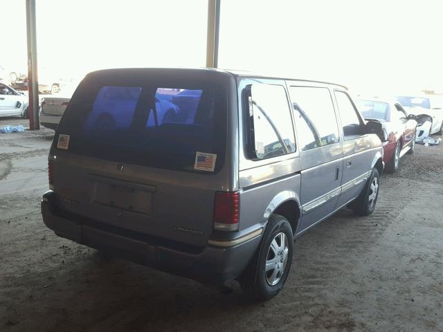 2P4GH2536PR278094 - 1993 PLYMOUTH VOYAGER GRAY photo 4