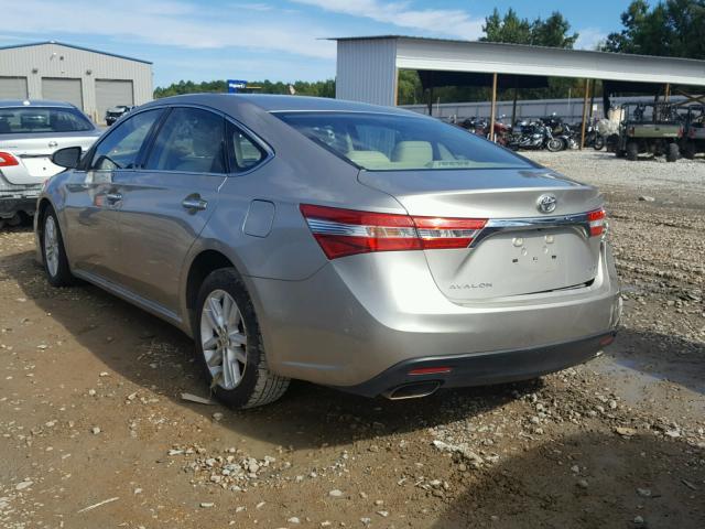 4T1BK1EB3EU114315 - 2014 TOYOTA AVALON BAS BEIGE photo 3