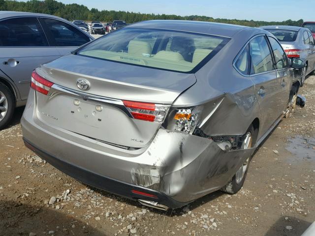 4T1BK1EB3EU114315 - 2014 TOYOTA AVALON BAS BEIGE photo 4