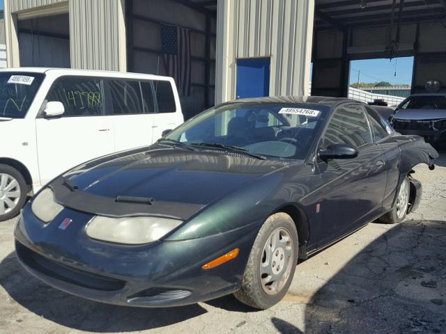 1G8ZP12851Z111789 - 2001 SATURN SC1 GREEN photo 2