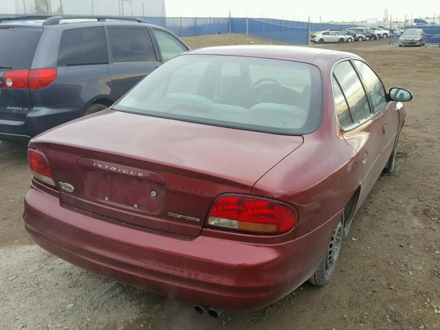 1G3WH52H11F203707 - 2001 OLDSMOBILE INTRIGUE G RED photo 4