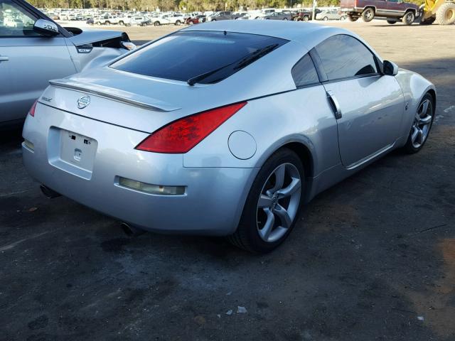 JN1AZ34D86M303282 - 2006 NISSAN 350Z COUPE SILVER photo 4