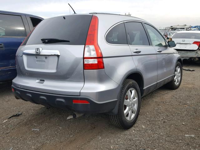 JHLRE38737C038216 - 2007 HONDA CR-V EXL SILVER photo 4