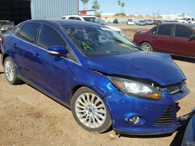 1FAHP3J22CL262854 - 2012 FORD FOCUS TITA BLUE photo 1