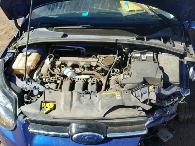 1FAHP3J22CL262854 - 2012 FORD FOCUS TITA BLUE photo 7