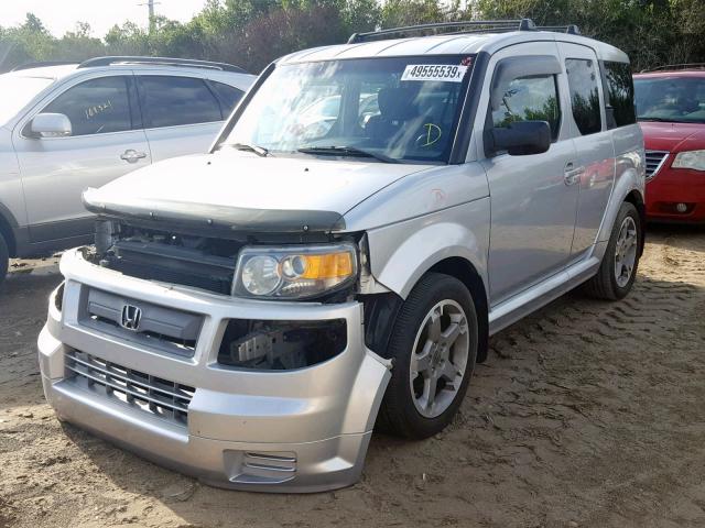 5J6YH18908L004493 - 2008 HONDA ELEMENT SC SILVER photo 2