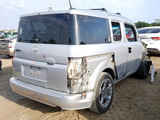 5J6YH18908L004493 - 2008 HONDA ELEMENT SC SILVER photo 4