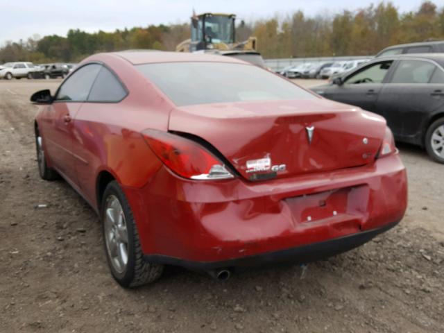 1G2ZH178064231018 - 2006 PONTIAC G6 GT RED photo 3