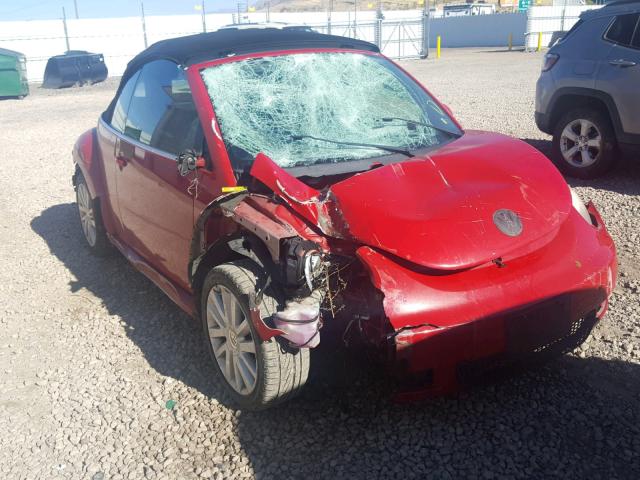 3VWRG31Y28M405386 - 2008 VOLKSWAGEN NEW BEETLE RED photo 1