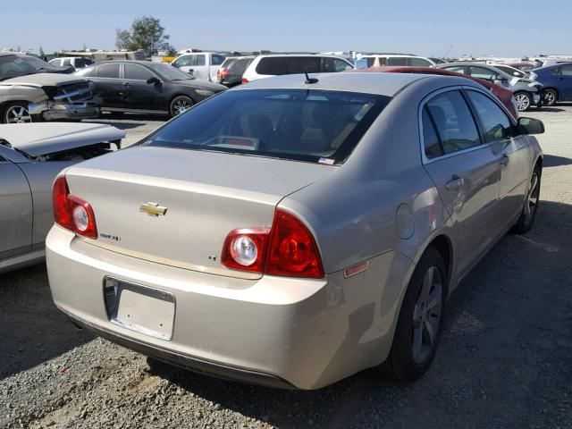 1G1ZJ57B19F205130 - 2009 CHEVROLET MALIBU 2LT GOLD photo 4