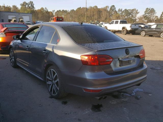 3VW4A7AJ6DM240927 - 2013 VOLKSWAGEN JETTA GLI SILVER photo 3