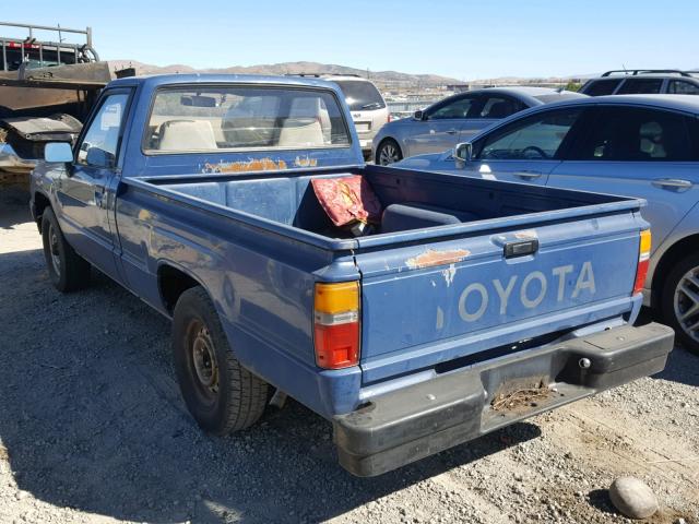 JT4RN50R5H0318602 - 1987 TOYOTA PICKUP 1/2 BLUE photo 3