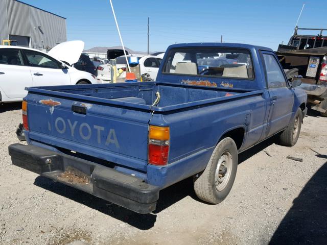 JT4RN50R5H0318602 - 1987 TOYOTA PICKUP 1/2 BLUE photo 4