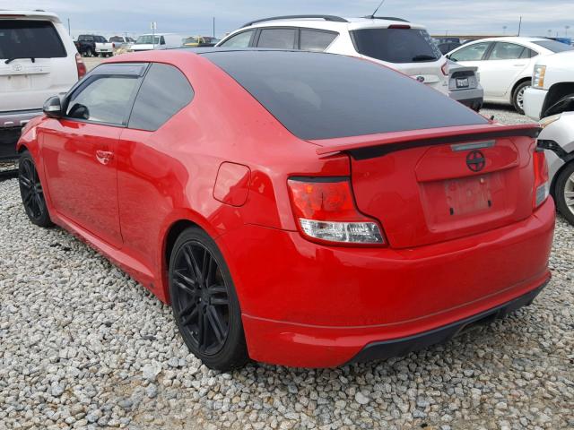 JTKJF5C73D3055578 - 2013 TOYOTA SCION TC RED photo 3