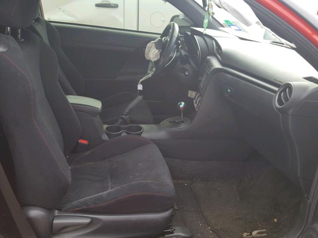 JTKJF5C73D3055578 - 2013 TOYOTA SCION TC RED photo 5