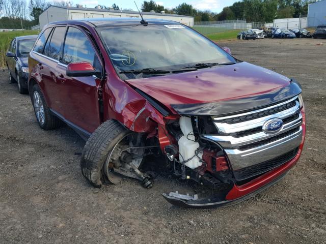 2FMDK4KC0EBB09957 - 2014 FORD EDGE LIMIT RED photo 1