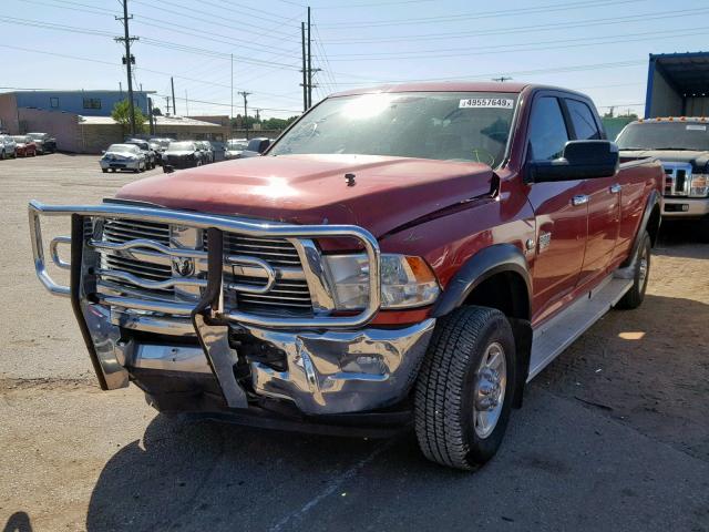 3D73Y3CL9AG193801 - 2010 DODGE RAM 3500 RED photo 2