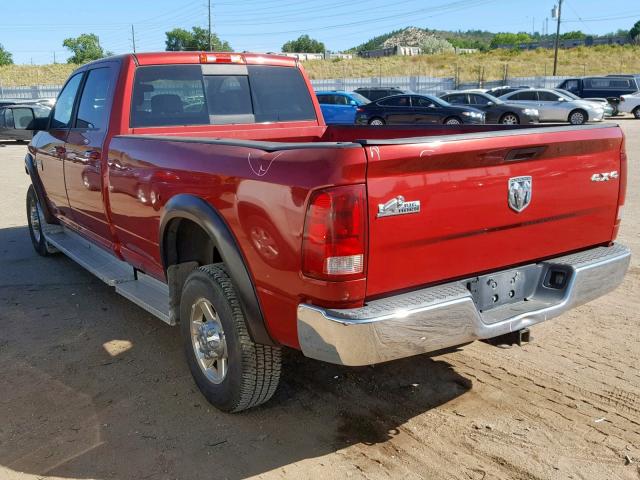 3D73Y3CL9AG193801 - 2010 DODGE RAM 3500 RED photo 3