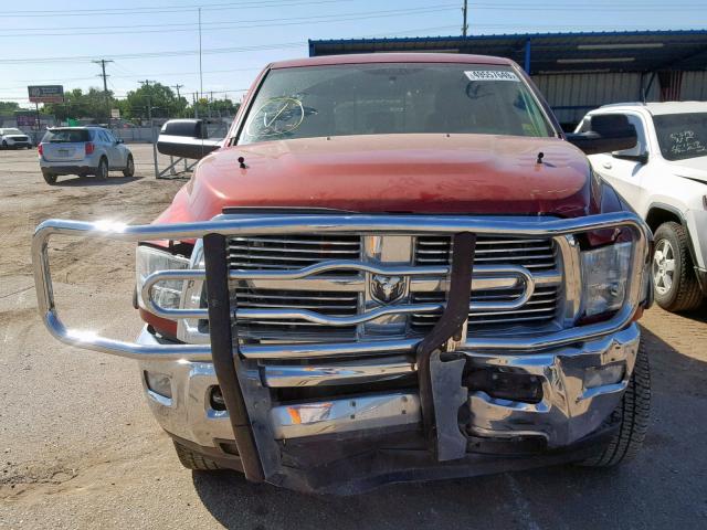 3D73Y3CL9AG193801 - 2010 DODGE RAM 3500 RED photo 9