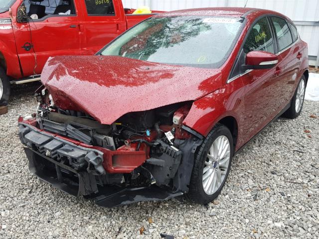 1FADP3N21DL129545 - 2013 FORD FOCUS TITA RED photo 2