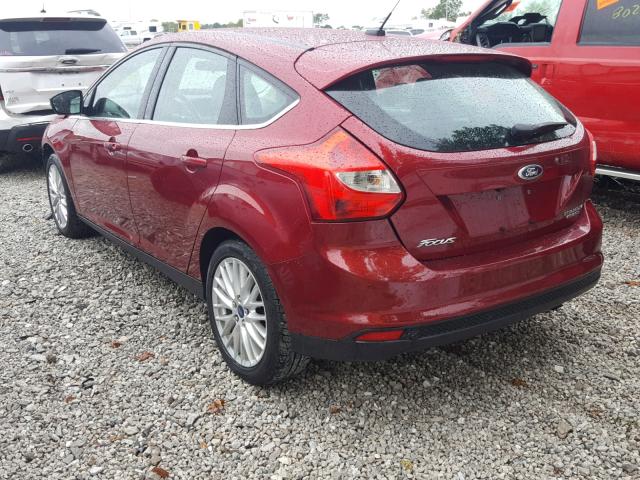 1FADP3N21DL129545 - 2013 FORD FOCUS TITA RED photo 3