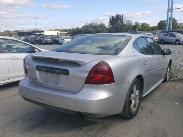 2G2WP522051197009 - 2005 PONTIAC GRAND PRIX ვერცხლისფერი ფოტო 4