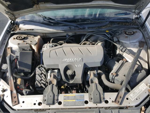 2G2WP522051197009 - 2005 PONTIAC GRAND PRIX ვერცხლისფერი ფოტო 7