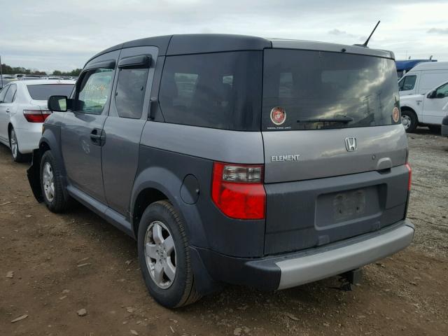 5J6YH286X5L005500 - 2005 HONDA ELEMENT EX GRAY photo 3