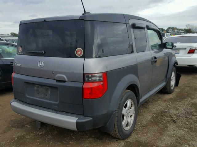 5J6YH286X5L005500 - 2005 HONDA ELEMENT EX GRAY photo 4