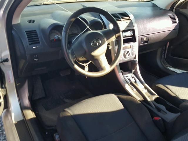 JTKDE177750052754 - 2005 TOYOTA SCION TC Gümüş foto 9