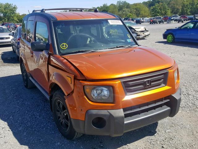 5J6YH28767L015775 - 2007 HONDA ELEMENT EX ORANGE photo 1