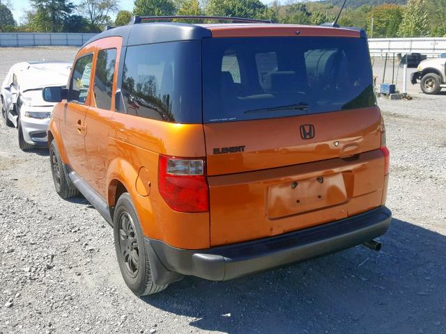 5J6YH28767L015775 - 2007 HONDA ELEMENT EX ORANGE photo 3