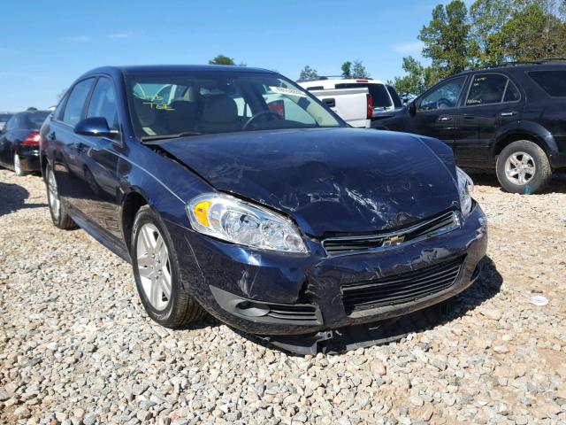 2G1WC57MX91279894 - 2009 CHEVROLET IMPALA 2LT BLUE photo 1