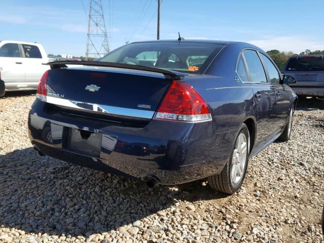 2G1WC57MX91279894 - 2009 CHEVROLET IMPALA 2LT BLUE photo 4