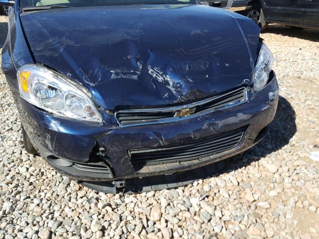 2G1WC57MX91279894 - 2009 CHEVROLET IMPALA 2LT BLUE photo 9